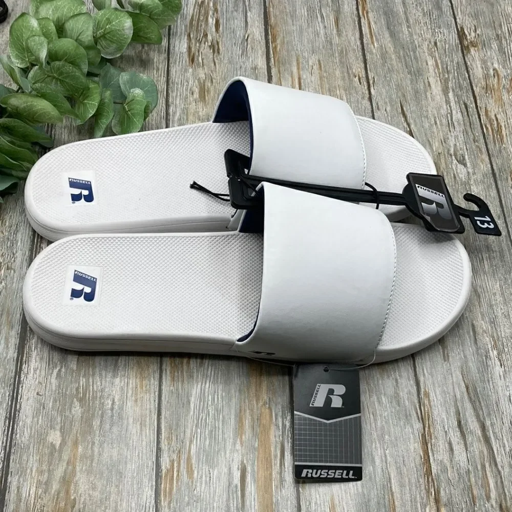 Men's Comfy Contoured Footbed Sport Slides Sandals Shoes Size 13